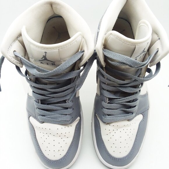 Nike Sneaker Air Jordan 1 Mid Stealth Women’s Sz 9 BQ6472-115 Retro Basketball - Picture 2 of 5